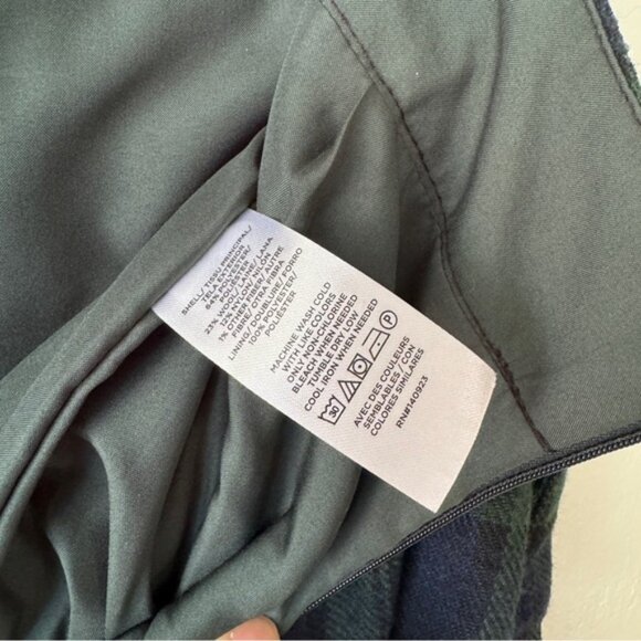 LOFT Green and Blue Plaid Mini A-Line Skirt NWT Size 2 - Picture 4 of 11